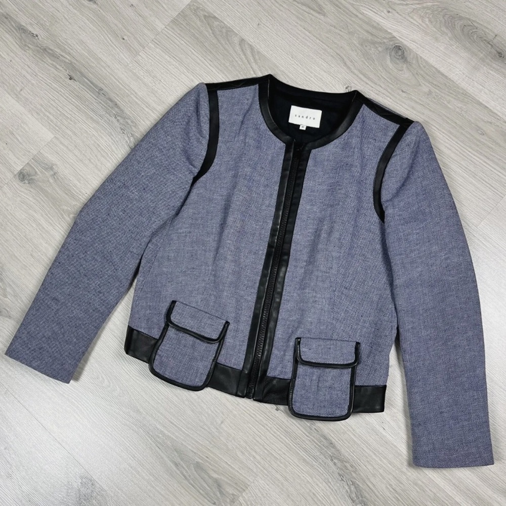 Sandro crop blazer jacket